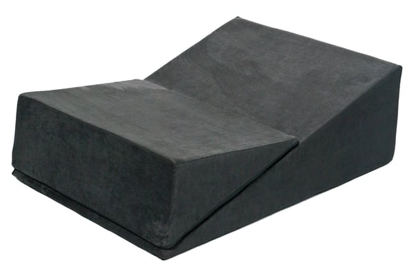 Foldbar grå trekantet sexsofa