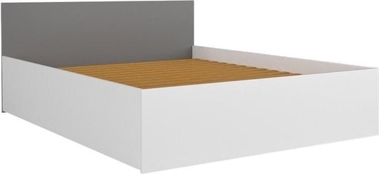 Træseng dobbeltseng 180x200 cm grå