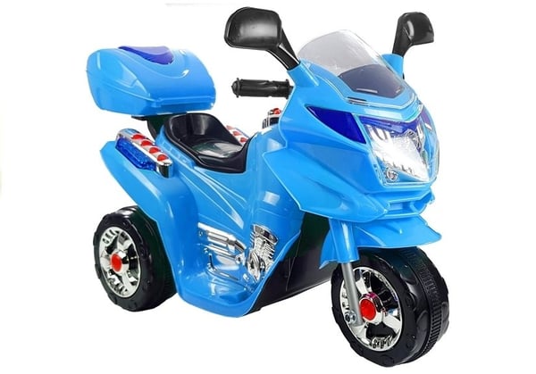 Elektrisk børnemotorcykel - blå - 12V