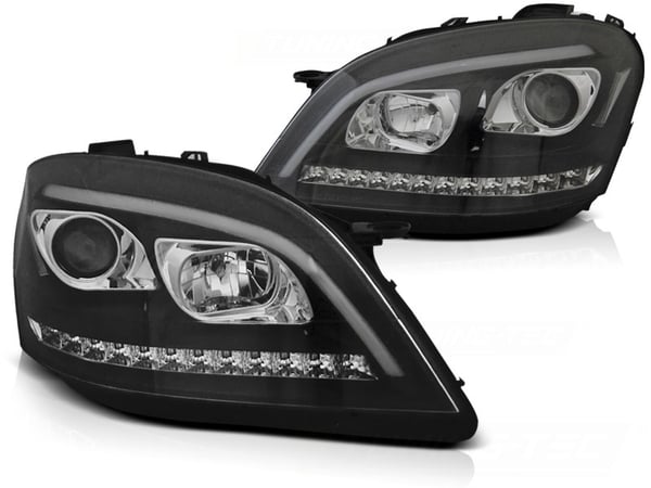 Forlygter med positionslys MERCEDES W164 ML M-KLASSE 05-07 - SORT Forlygter med positionslys MERCEDES W164 ML M-KLASSE 05-07 - SORT