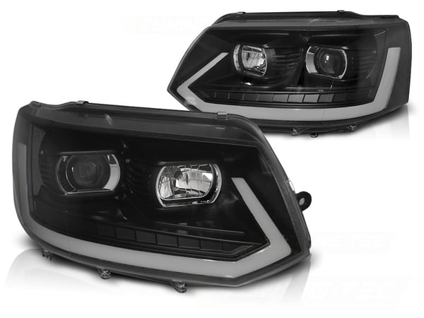 Forlygter kørelys VW T5 2010-2015 SORT