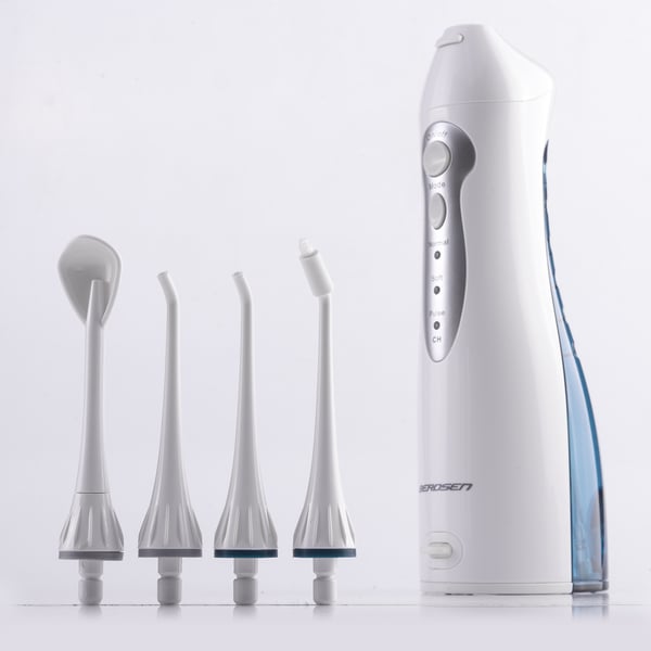 Trådlös Vattenflosser med 4 Tillbehör - Oral Irrigator - Munvård