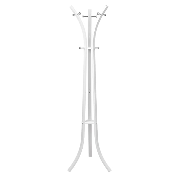 Seisova naulakko 3 jalkaa - 180cm - Valkoinen Metalli