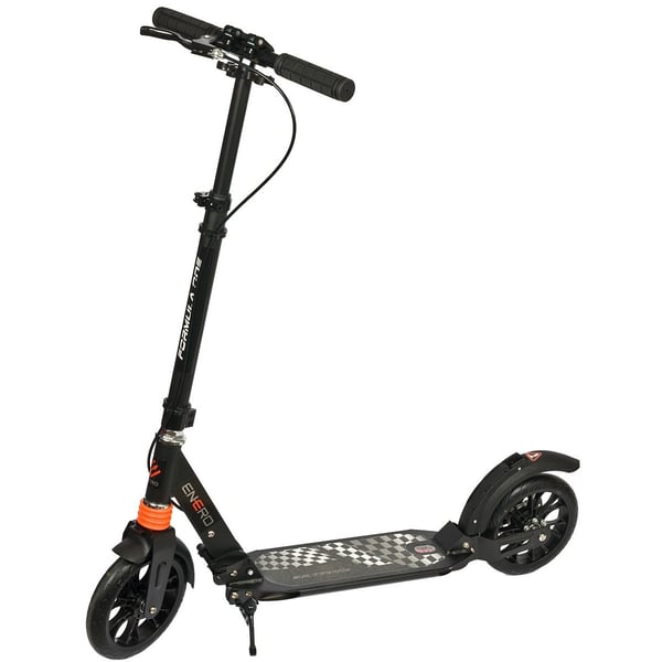 Sammenklappelig med store hjul - City scooter - Sort Sammenklappelig med store hjul - City scooter - Sort