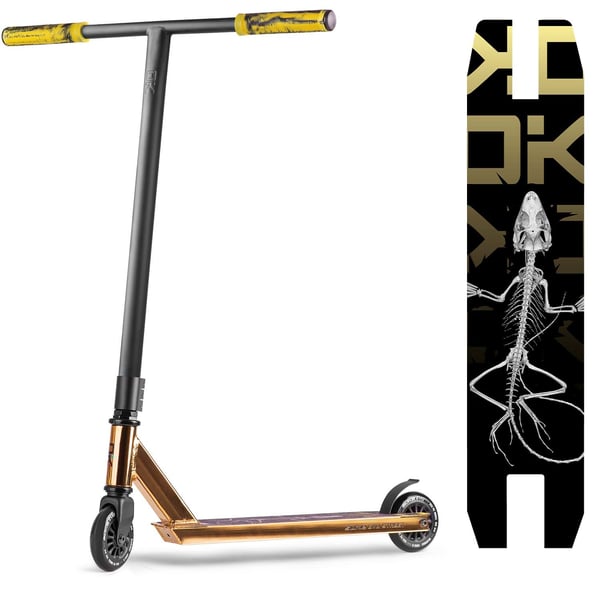 Soke Evo stunt scooter guld - ABEC-9 carbon