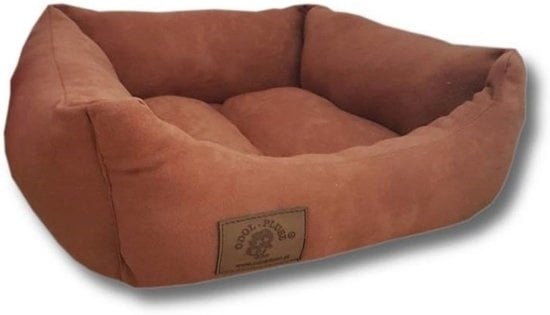 Hundeseng - S - Lille hund - 50 x 40 cm - Brun - Hundeseng