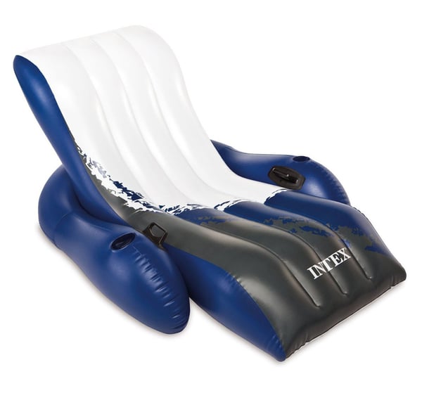 INTEX - flydende poolstol - oppustelig stol - 180x135 cm