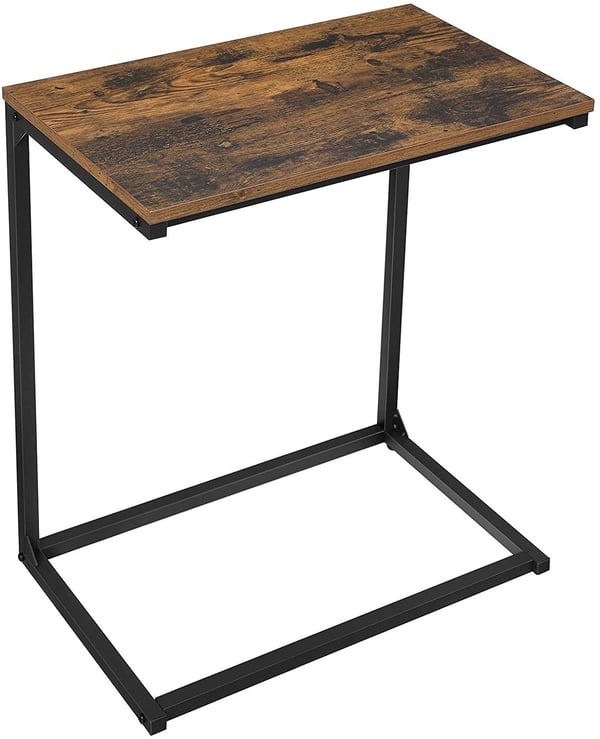 Industrielt sidebord - laptopbord - 55x35x66 cm