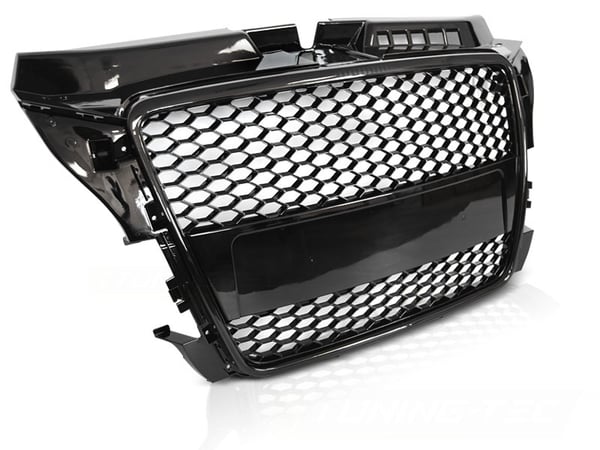 Grill til AUDI A3 (8P) 04.08-07.12 SPORT BLANK SORT