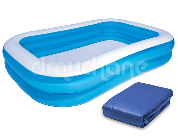 Bestway oppustelig pool - XXL - 262x175x51 cm - inkl. cover