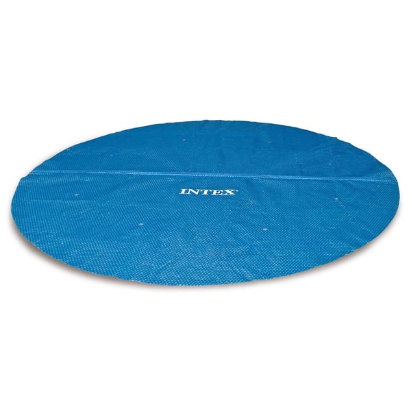 Intex - poolovertræk - rundt - Ø549cm - blåt