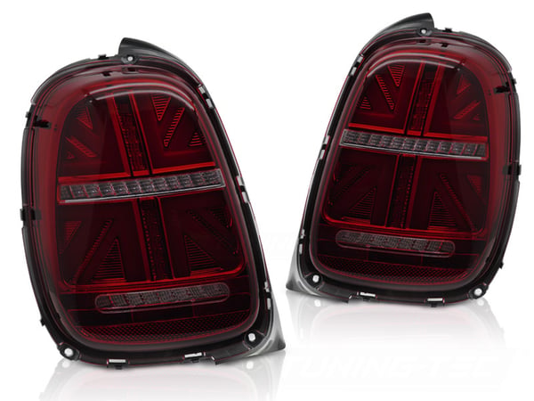 Baglygter MINI COOPER F55 F56 F57 2014-2017 - 6-ben - LED - rød røg