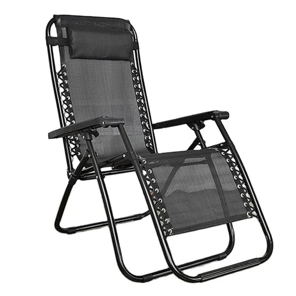Havestol sort - soltag & organizer Justerbar - 107 x 72 cm