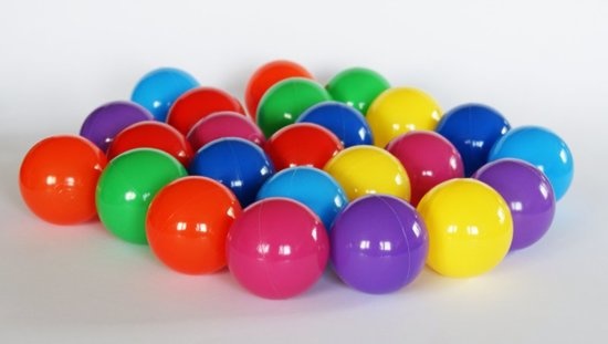 Pallomeren pallot 1000 kpl 7cm, punainen, vihreä, violetti, pinkki, keltainen, sininen