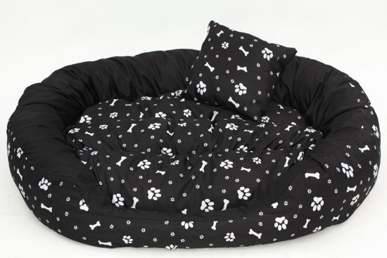 XXL Koiranpeti synteettisestä nahasta - koiran tyyny koiran sohva kissan peti koiran kori - vedenpitävä 110 x 80 cm