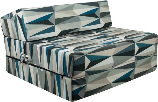 Foldemadras - Vaskbart Betræk - 200cm x 90cm x 15cm - Moderne