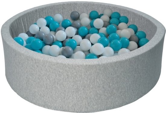 Opetusmateriaali pallikenttä päiväkodeille ja kouluille - 300 palloa, 90 cm halkaisija, pestävä peite