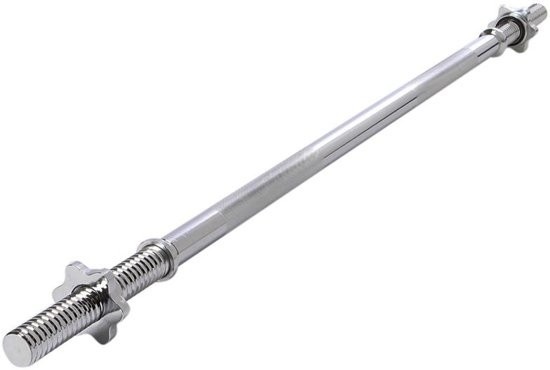 Skivstång för vikter - 120 cm - 25 mm - rak