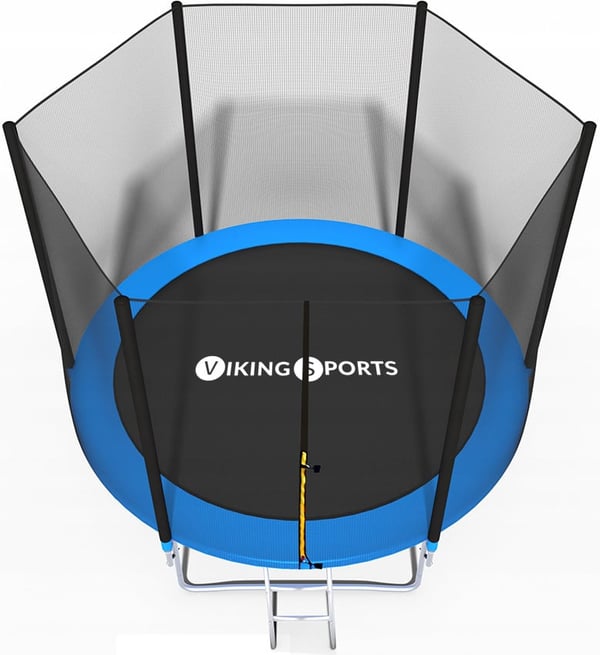 Trampolin 252 cm - med sikkerhedsnet og stige