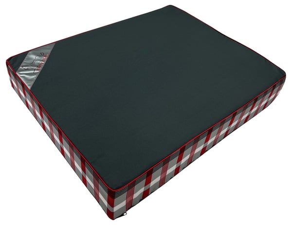 Koiran tyyny - koiran patja - 65x50x10 cm - vedenpitävä - harmaa
