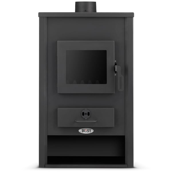 Vesivaippainen puulämmitteinen takka - 15kW - antrasiitti