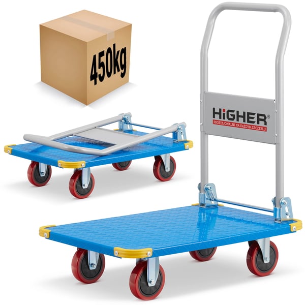 Vogn - transportvogn - sammenklappelig - HIGHER - maks. 450 kg