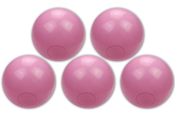 Puuterinroosat pallomeren pallot (70mm) 500 kappaletta