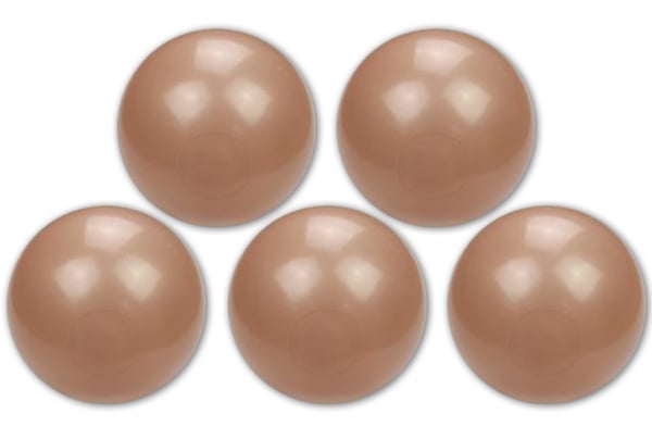 Kultaiset vaaleanpunaiset pallomeripallot (70mm) 300 kappaletta