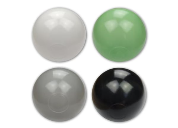 Pallomeren pallot 1000 kpl 7cm, valkoinen, vaaleanvihreä, harmaa, musta