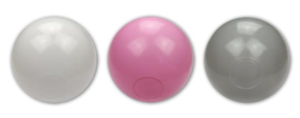 Pallomeren pallot 300 kpl 7cm, valkoinen, pinkki, harmaa