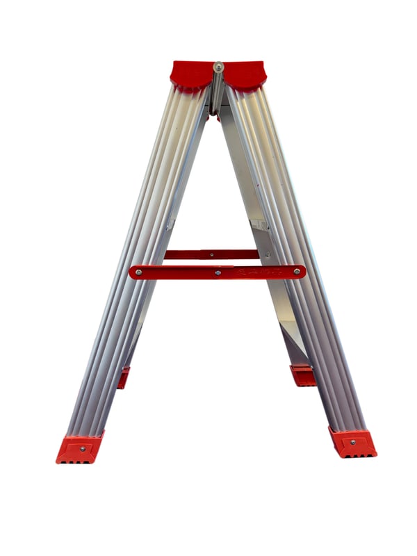 Kotitalousaskelmatikkaat - 2x 3 askelmaa - alumiini - 62 cm korkea
