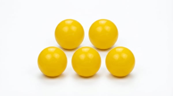 Pallomeren pallot keltaiset (70mm) 500 kappaletta