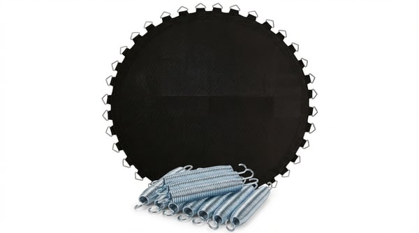 Trampolin springmåtte og fjedersæt - 72 fjedre - 12 fod - 364 cm til 374 cm diameter