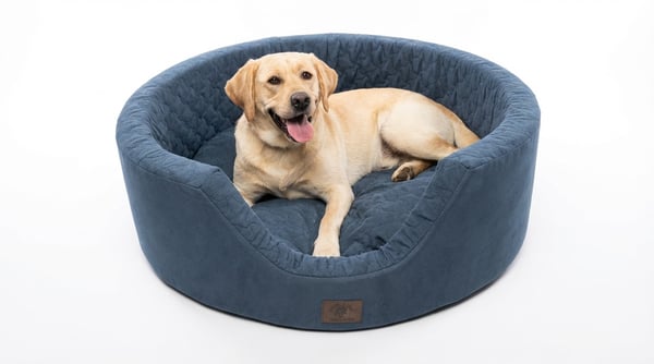 Luksus hundeseng XXL - 90 x 30 cm - vaskbart betræk - grafit - hundesofa hundeseng hundekurv