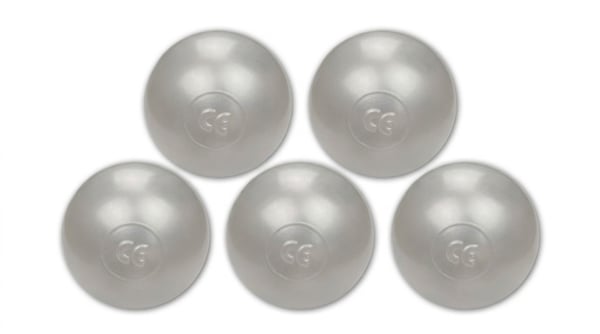 Perlemorsfarvede boldbassinbolde (70mm) 300 stk.