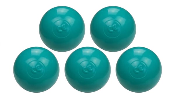 Bollhavsbollar turkos (70mm) 500 stycken