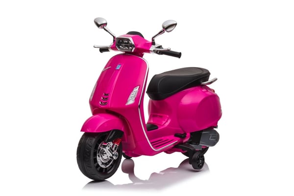 Børns Batteri Scooter, Vespa Sprint, Sort