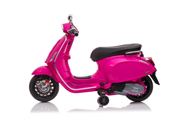 Lasten akkukäyttöinen skootteri, Vespa Sprint, Musta