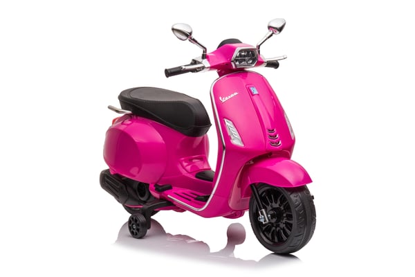 Lasten akkukäyttöinen skootteri, Vespa Sprint, Musta