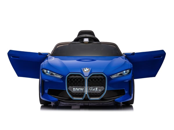 Elektrisk børnebil, BMW i4, 115x67x54 cm, Blå