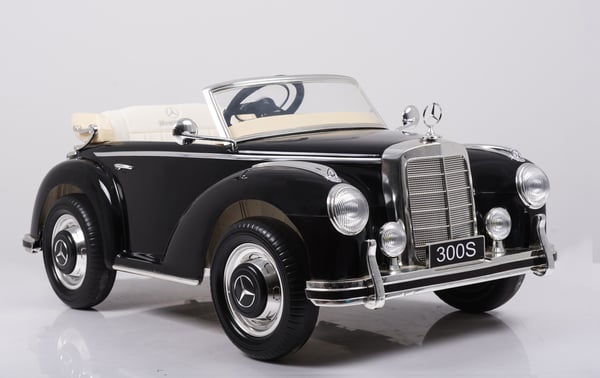 Lasten Auto, Mercedes-Benz 300S, 132x67x54 cm, Musta