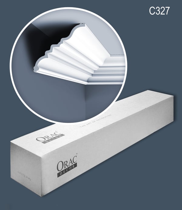 Kattolistat Orac Decor LUXXUS C327-box 1 laatikko kanssa 8 listat 16 m