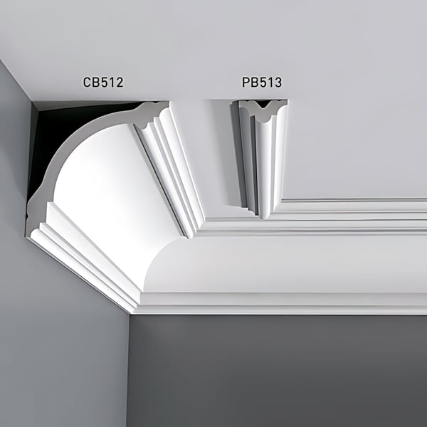 Kattolista Orac Decor BASIXX CB512N tyyli ajaton / klassinen