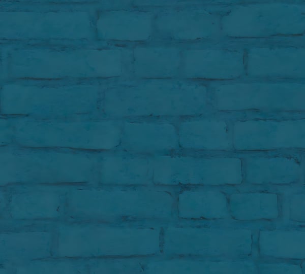 Non woven-tapet sten utseende Profhome 374144-GU lätt texturerad matt färg blå svart grön 5,33 m2