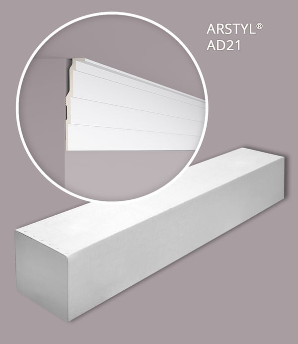 Kattolista NMC ARSTYL AD21-box 1 laatikko kanssa 12 listat 24 m
