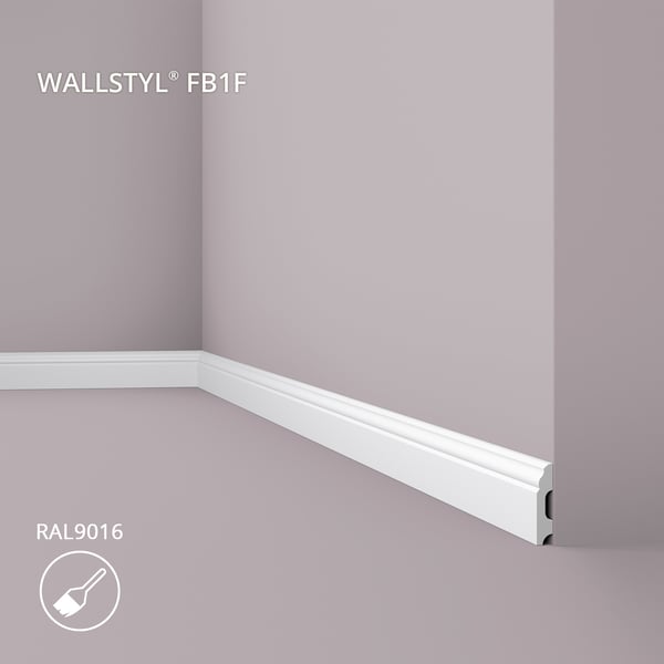 Jalkalista NMC WALLSTYL FB1F-box 1 laatikko kanssa 17 listat 34 m