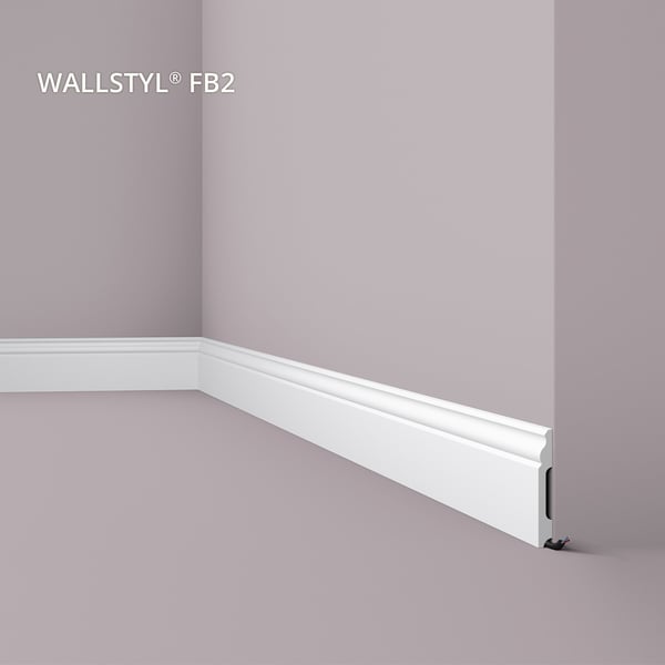 Jalkalista NMC WALLSTYL FB2-box 1 laatikko kanssa 10 listat 20 m