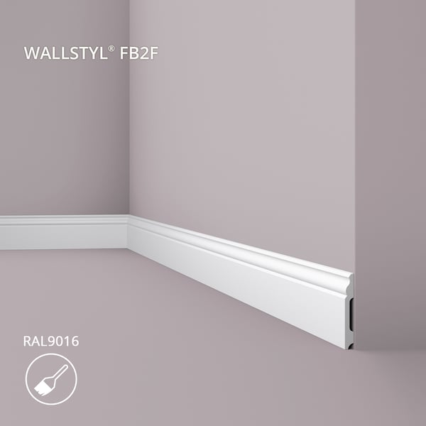 Jalkalista NMC WALLSTYL FB2F-box 1 laatikko kanssa 10 listat 20 m