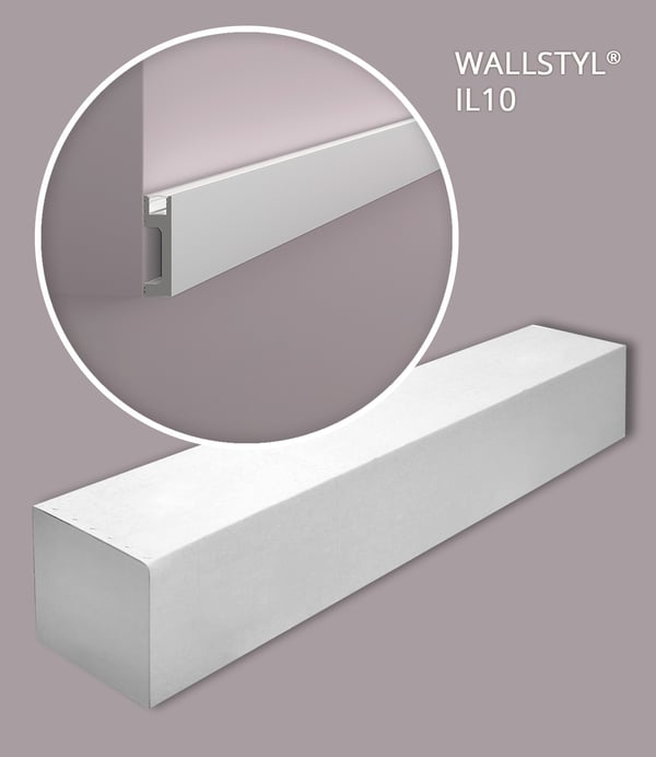 Jalkalista NMC WALLSTYL IL10-box 1 laatikko kanssa 14 listat 28 m