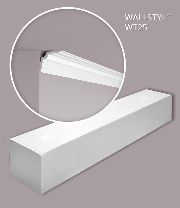 Kattolista NMC WALLSTYL WT25-box 1 laatikko kanssa 13 listat 26 m